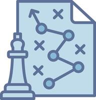 Content Strategy Clean Frame Object Illustration vector