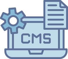 Cms Color Stroke Symbol Graphic vector