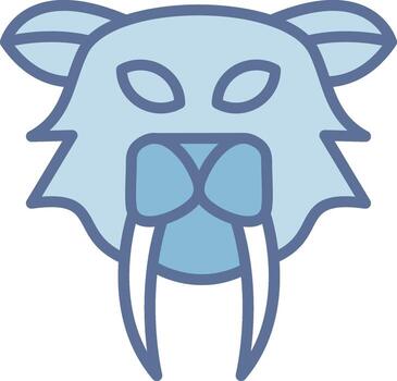 Saber Tooth Flat UI Form Design vector