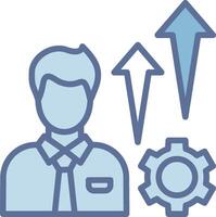Professional Development Mobile App Illustration Drawing vector