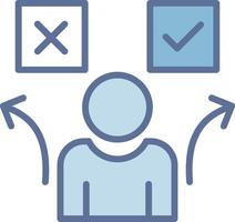 Decision Minimal Design Badge Artwork vector