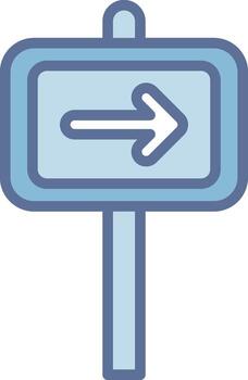 One Way 3D Interface Shape Design vector