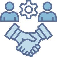 Customer relationship manage High Detail Shape Element vector