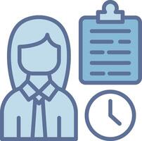 Time to study Clean UI Concept Sketch vector