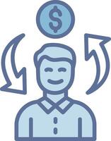 Money UI Badge Layout vector