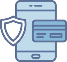 Secure Payment User-Friendly Drawing Interface vector