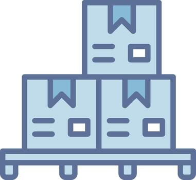 Boxes Wireframe App Design Element vector