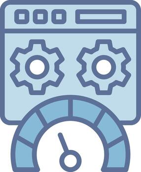 web codificado ui símbolo diseño vector