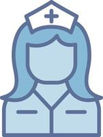 Nurse Pastel Color Graphic Element vector