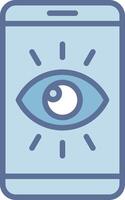 Viewer Elegant Flat Illustration Form vector