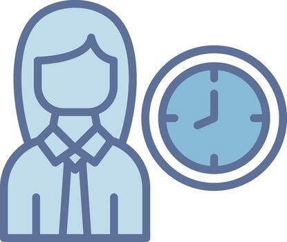 Clock Thin Line Element Structure vector