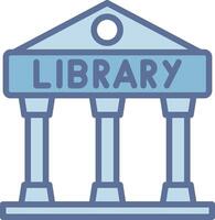 Library Geometric Style Badge Design vector