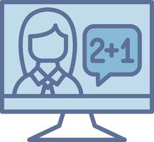 Elearning App-Based UI Graphic vector