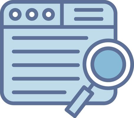 Search Engine Sharp Line Mark Symbol