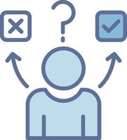 Confused Crisp Outline Artwork Layout vector