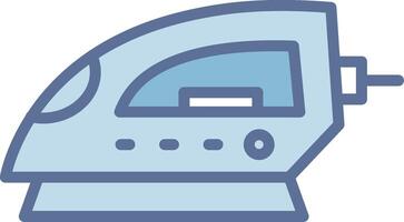 Ironing Flat Design Piece Symbol vector