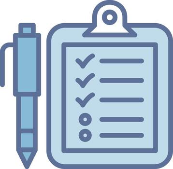 Lista de Verificación mínimo gráfico visual diseño vector