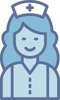 Nurse Detailed User Interface Piece vector