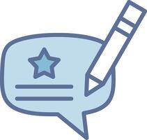 Feedback Outlined Concept Piece Sketch vector