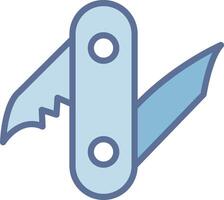 Swiss Army Knife Pastel Sketch Mark Graphic vector