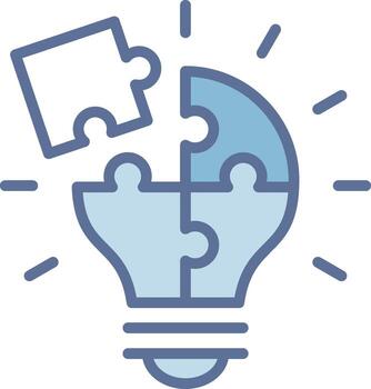 Problem solving Clean Frame Object Illustration vector