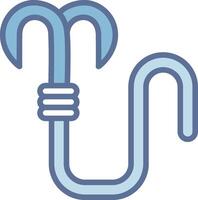 Grappling Hook Interface Line Graphic Element vector
