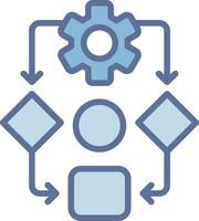 Predictive modeling High Contrast Badge Design vector