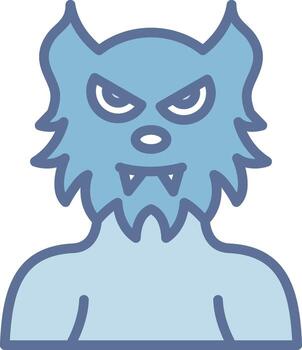 Werewolf Abstract UI Visual Element vector