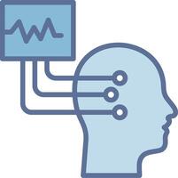 Eeg 3D Interface Shape Design vector