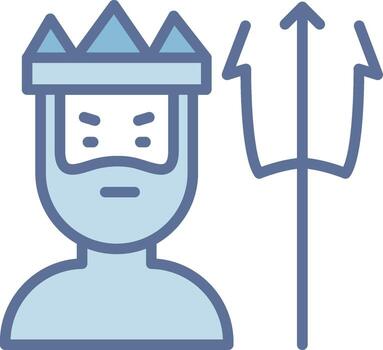 Poseidon Sharp Edge Visual Object vector