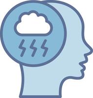 Brainstorm Sleek Visual Mark Structure vector