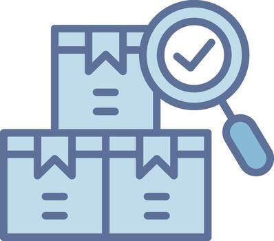 Quality Control Sharp Line Mark Symbol vector