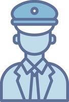 Captain Business App Graphic Icon vector