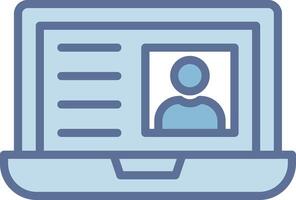 User Profile Color Block Badge Symbol vector