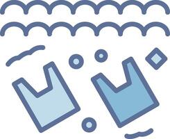 Pollution High Contrast Badge Design vector