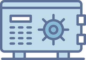 Safebox Futuristic UI Mark Concept vector