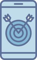 Target Dark Mode Symbol Shape vector