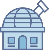 Observatory Modern Color Symbol Shape vector