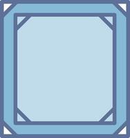 Frame Neon UI Symbol Sketch vector