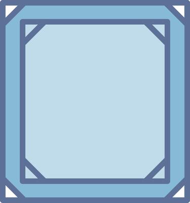 Frame Neon UI Symbol Sketch
