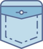 Pocket Futuristic UI Mark Concept vector