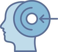 Perception Stylized Flat Drawing Piece vector