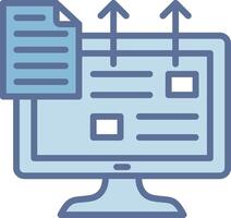 Publishing Handcrafted UI Symbol Sketch vector