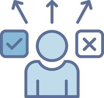 Decide Interface Line Graphic Element vector