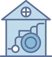 Nursing Home Bold App Graphic Style vector
