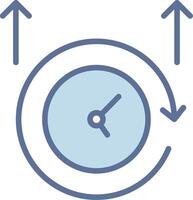 Overtime UX Focused Shape Symbol vector