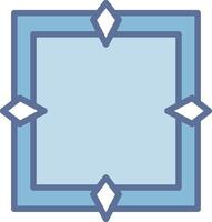 Frame Outlined Concept Piece Sketch vector