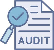 Audit Outlined Concept Piece Sketch vector