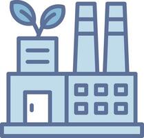 Green Factory Digital App Concept Sketch vector