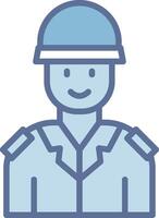 Soldier Digital App Concept Sketch vector